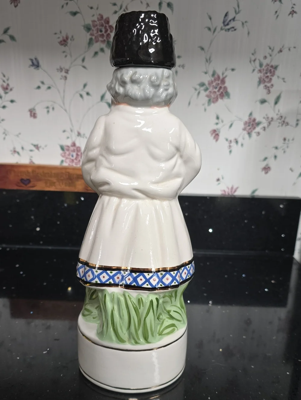 Very Vintage. Ceramic Vodka Decanter Figure
